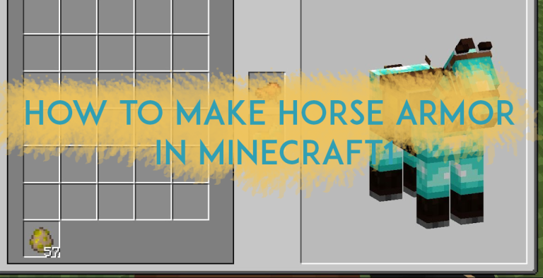 how to make horse armor in minecraft1